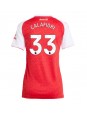 Billige Arsenal Riccardo Calafiori #33 Hjemmedrakt Dame 2025-26 Kortermet